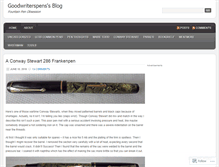 Tablet Screenshot of goodwriterspens.com